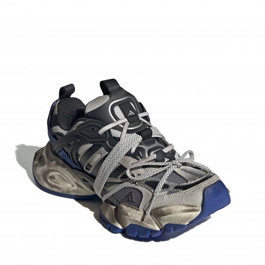 新品25  XLG Runner DeluxeブルーJS1589 Купити Adidas XLG Runner Deluxe Dirty Grey/Blue в MONOAD