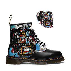 Dr.Martens × Jean Michel Basquiat Купити Dr. Martens 1460 Jean-Michel Basquiat Black Smooth в MONOAD