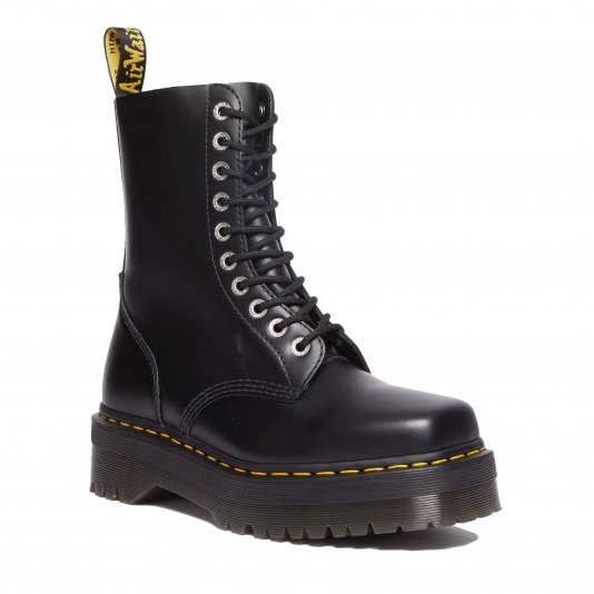 Купити Dr. Martens 1490 Platform Squared Toe Black Polished Smooth