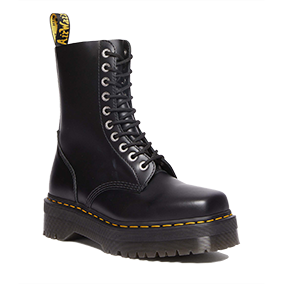 Купити Dr. Martens 1490 Platform Squared Toe Black Polished Smooth