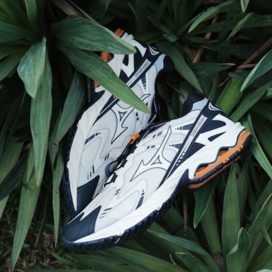 Купити Mizuno Wave Solar V2 Light Grey/Navy/Orange в MONOAD