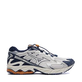 Купити Mizuno Wave Solar V2 Light Grey/Navy/Orange в MONOAD