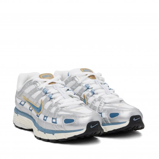 Купити Nike P-6000 White/Aegean Storm/Metallic Silver в MONOAD