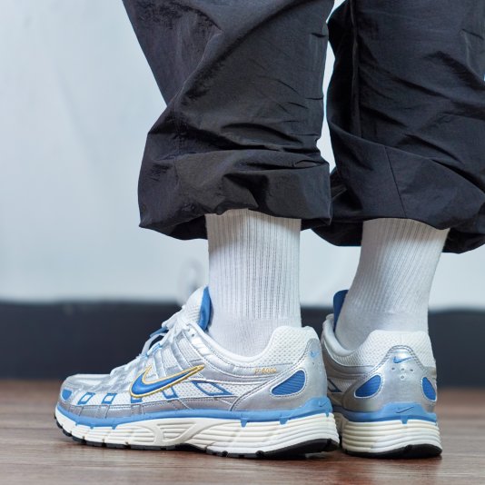 Купити Nike P-6000 White/Aegean Storm/Metallic Silver в MONOAD