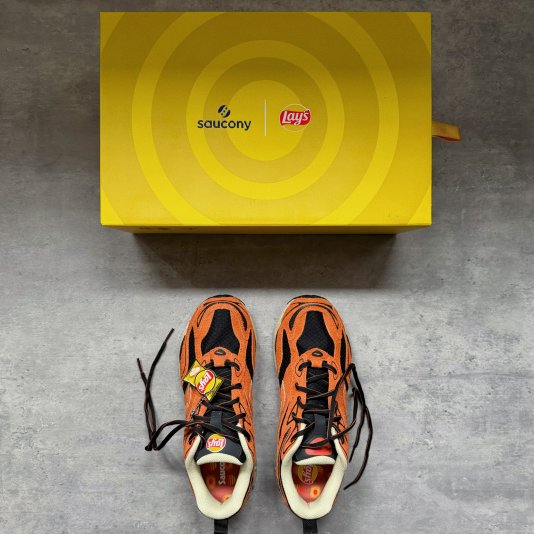 Купити Saucony Grid Fusion X Lay's Orange/Black/Cream в MONOAD